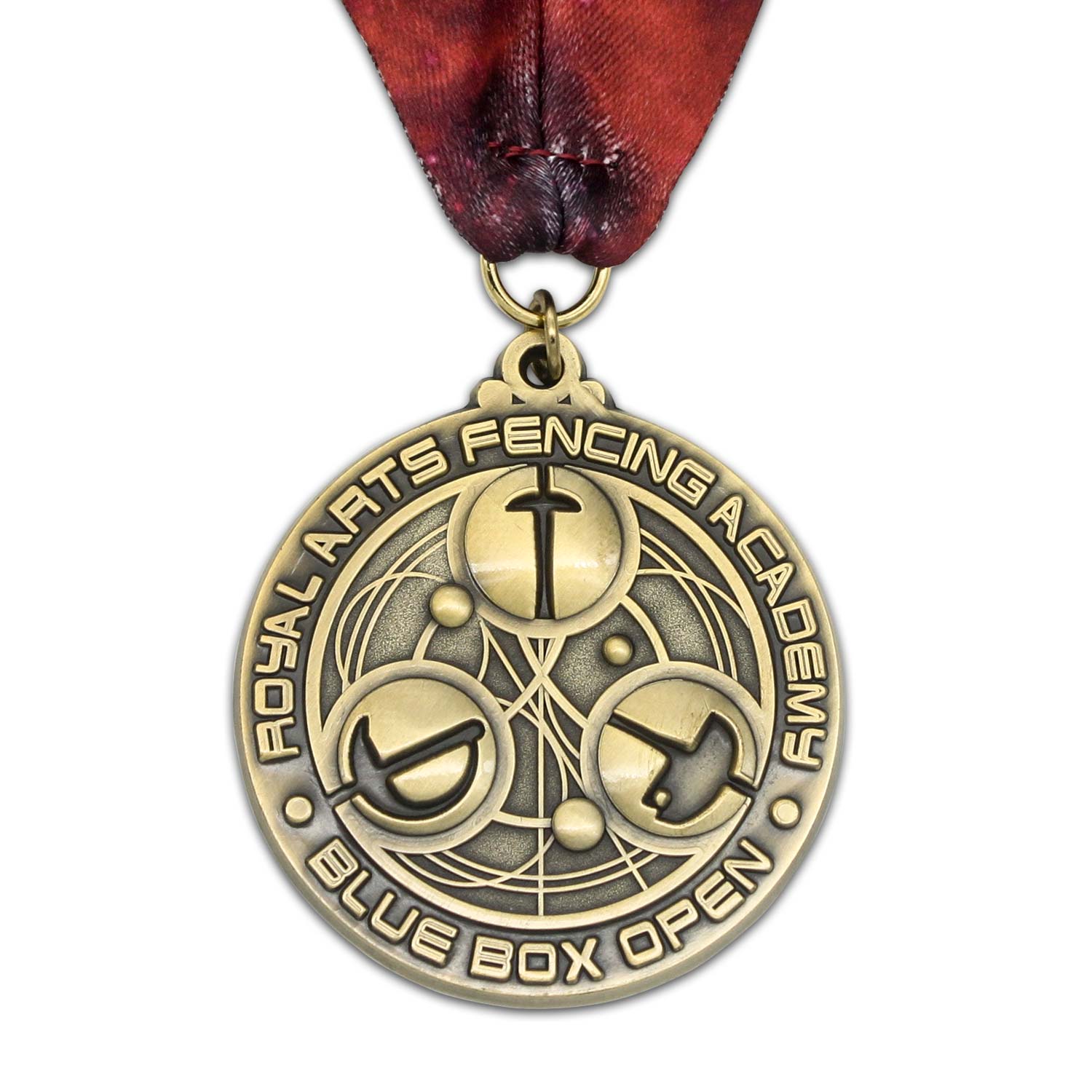 Custom Stamping Sport Fencing Medal