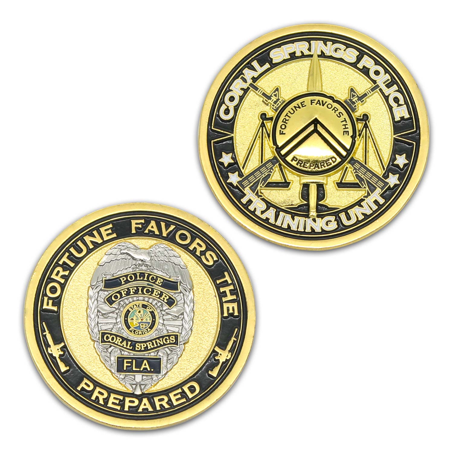Police challenge coin
