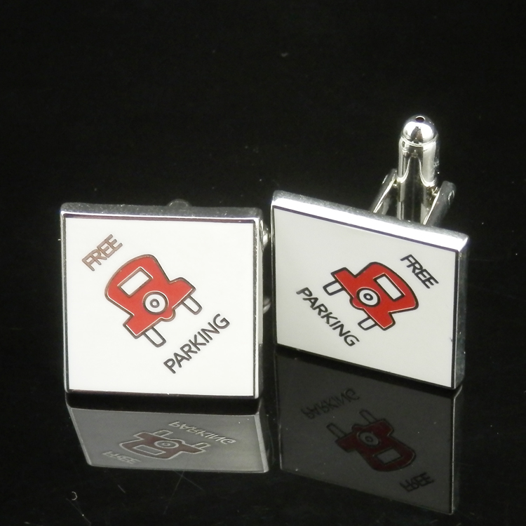 Monopoly cufflink