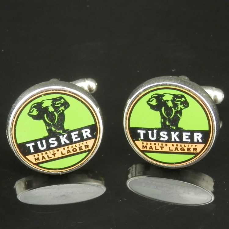 Tusker Malt Lager Beer cufflink