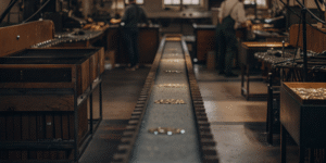 -manufacturing-facility-producing-medals