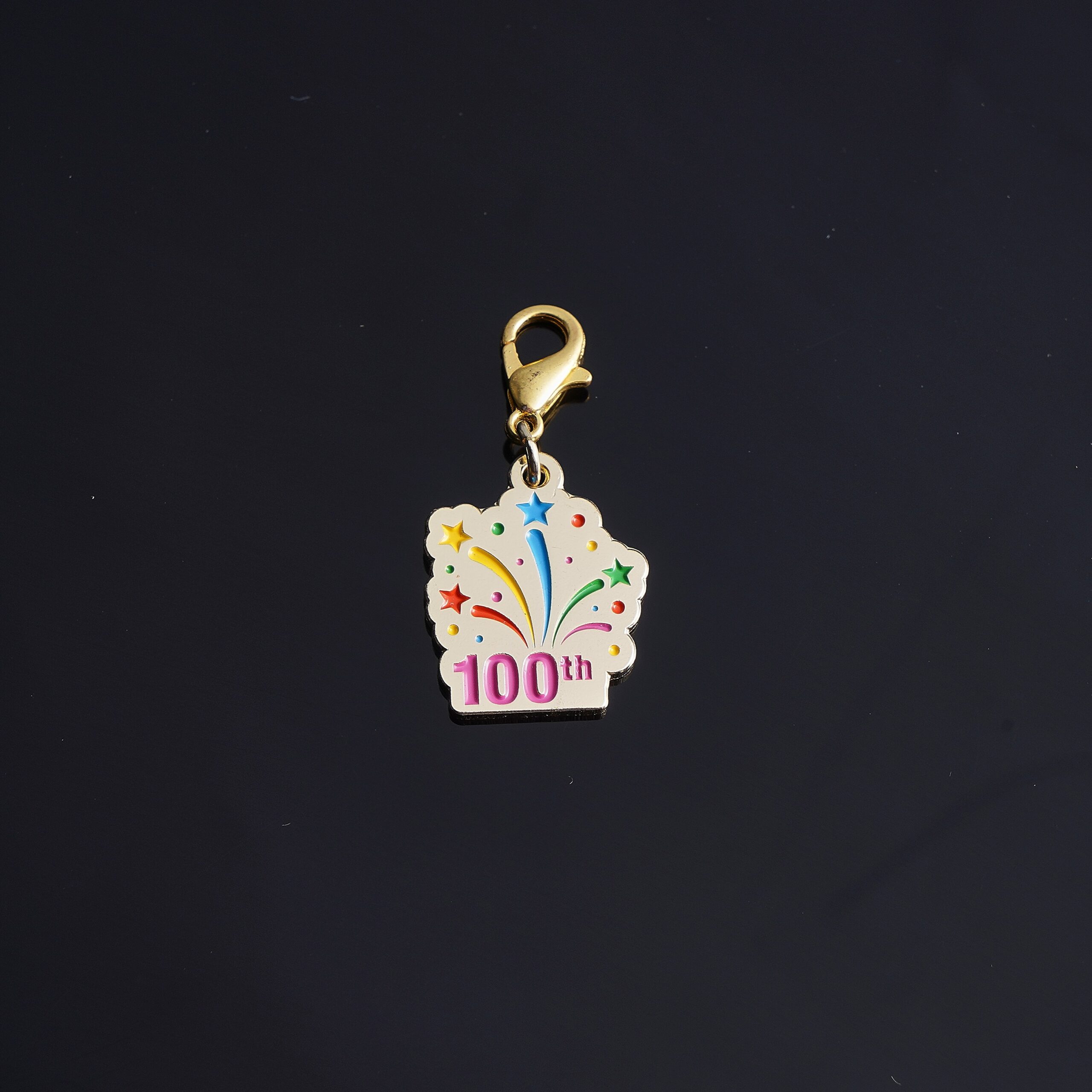 Customized 100th Anniversary Keychain