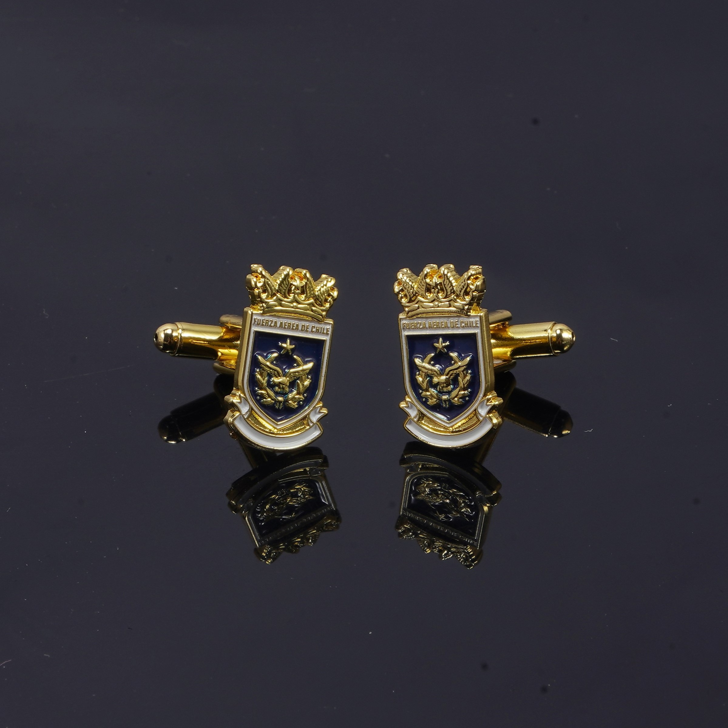 A Pair Of Navy Cufflinks