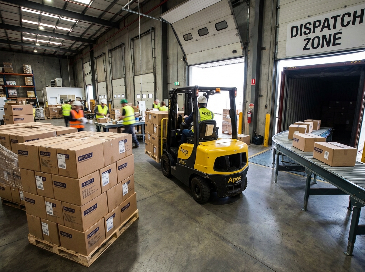 Fast Shipping and Logistics Express shipping boxes ready for delivery from challengeCoinsBD