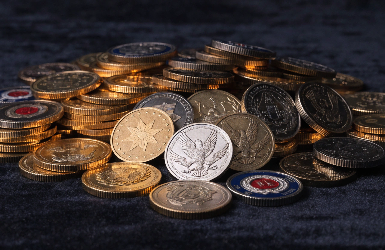 Custom Die Struck Challenge Coins custom die struck challenge coins