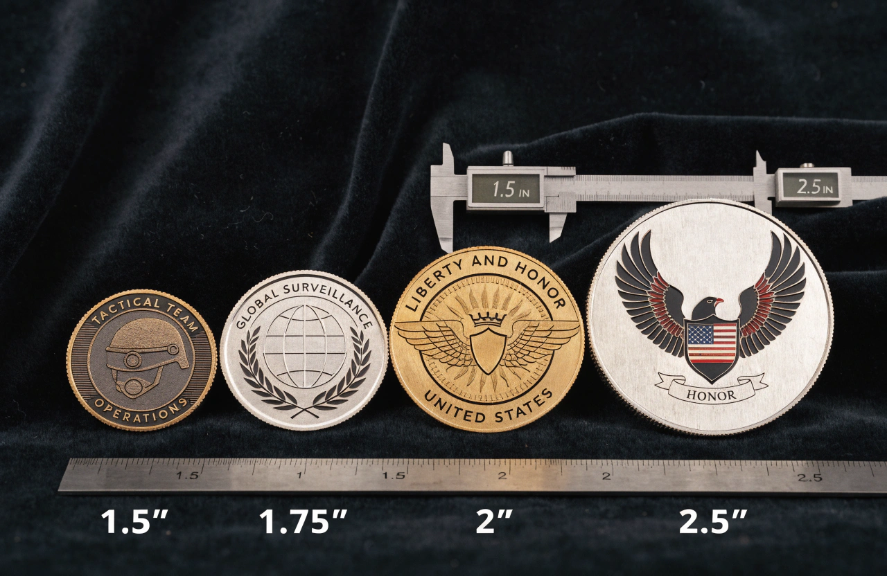 Oversized Challenge Coins for B2B Projects Unique shapes and oversized challenge coin sizes