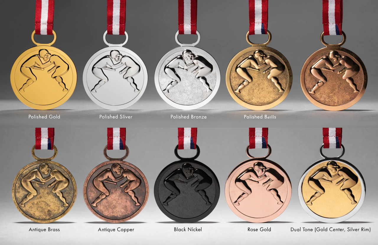 Premium Wrestling Medals Materials Material options for Wrestling Medals