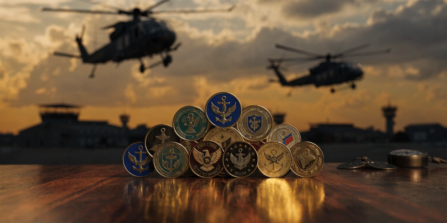 Custom Challenge Coins Background
