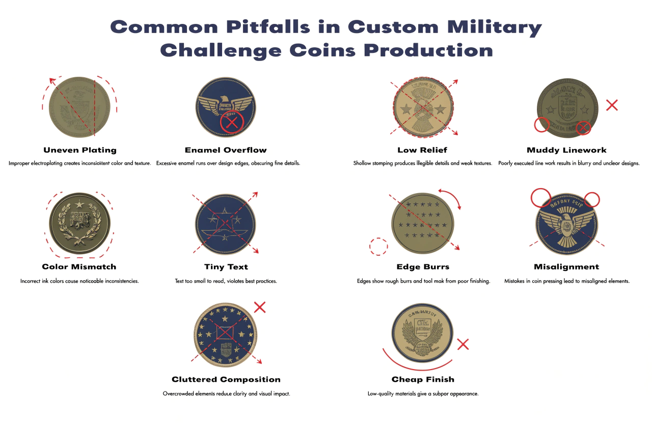 Avoiding Communication Chaos common pitfalls in custom military challenge coins production