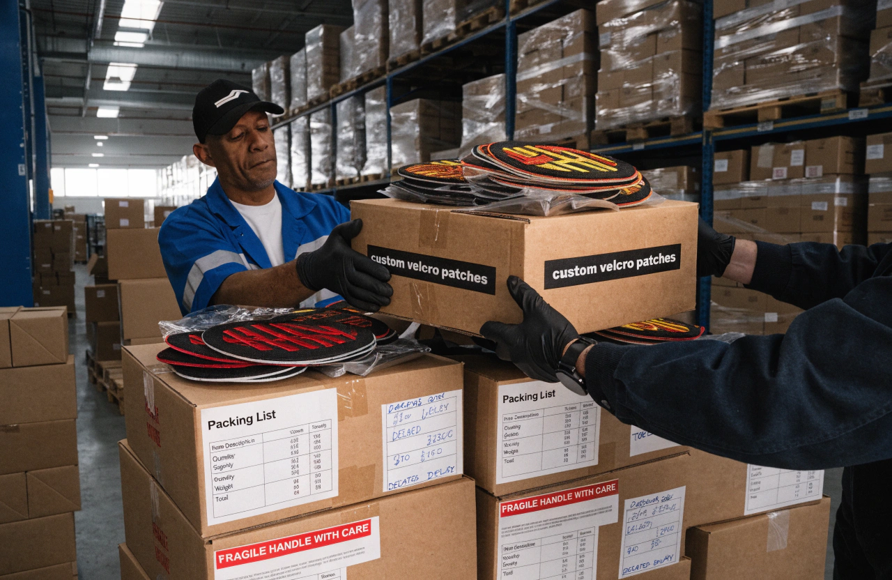 bulk custom velcro patches costs delays