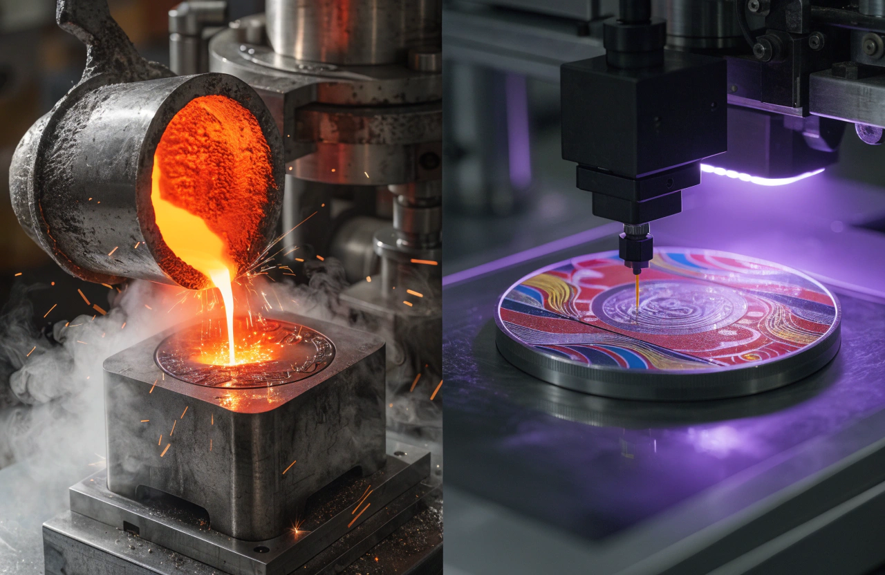 challenge coin printing methods