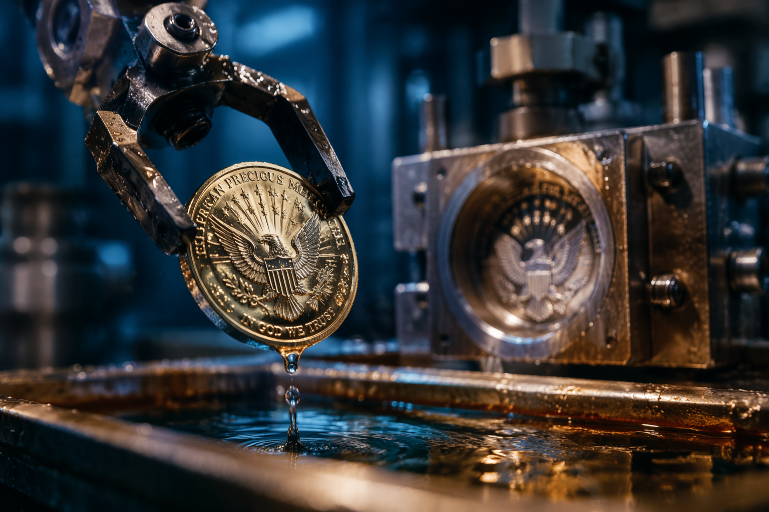 manufacturing process custom metal coin maker