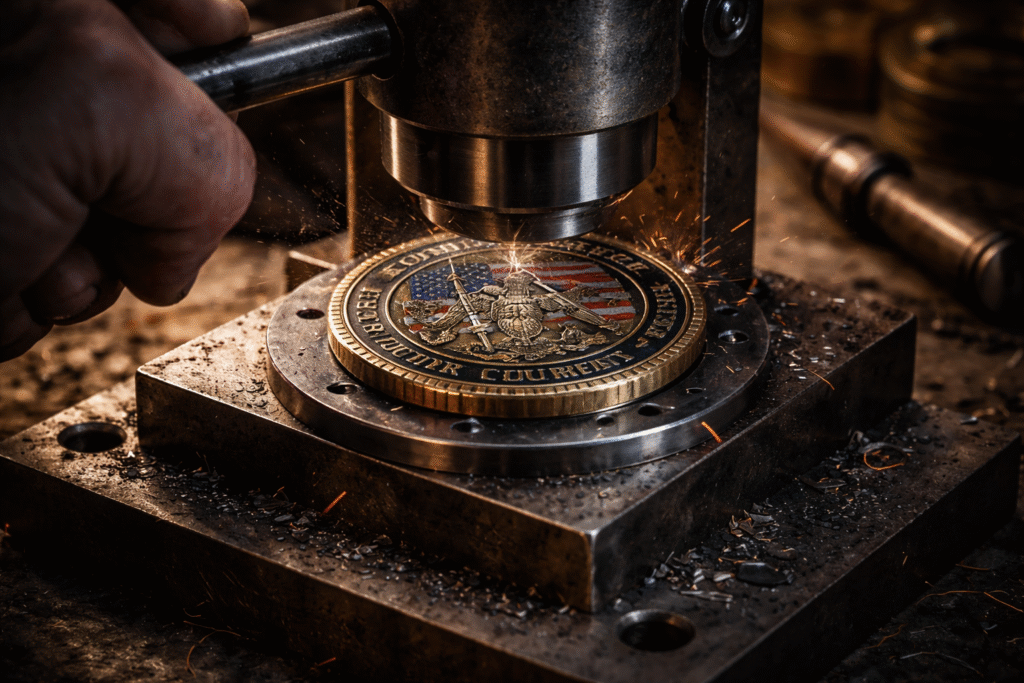 Custom military challenge coins