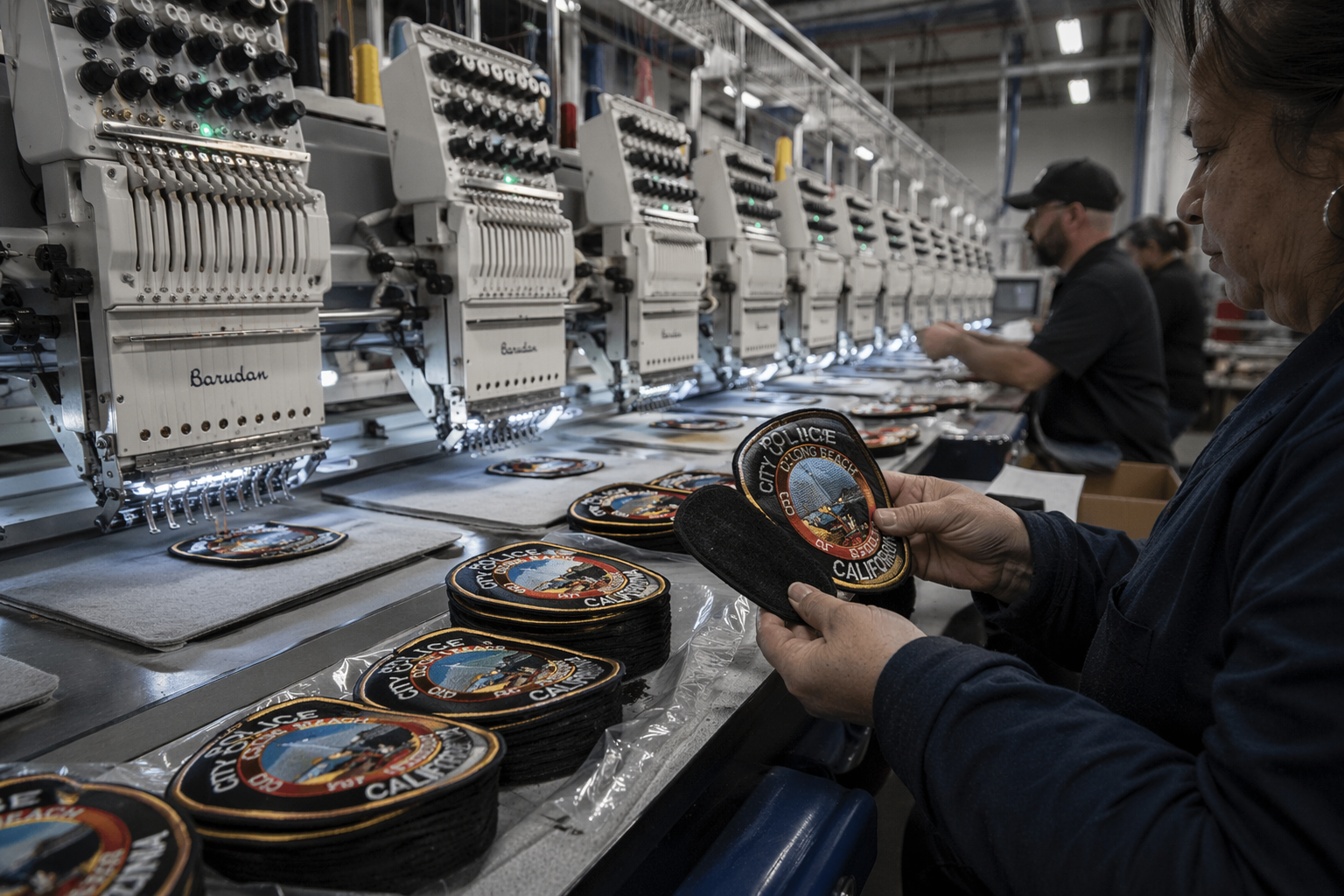 manufacturing custom velcro patches artwork
