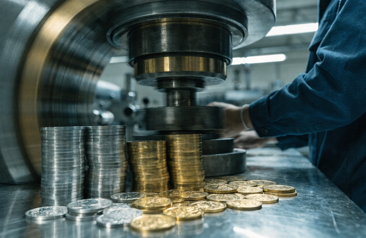 custom coin maker bulk margins