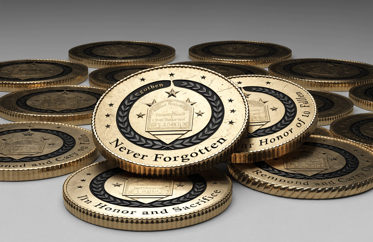Memorial and tribute challenge coin quotes