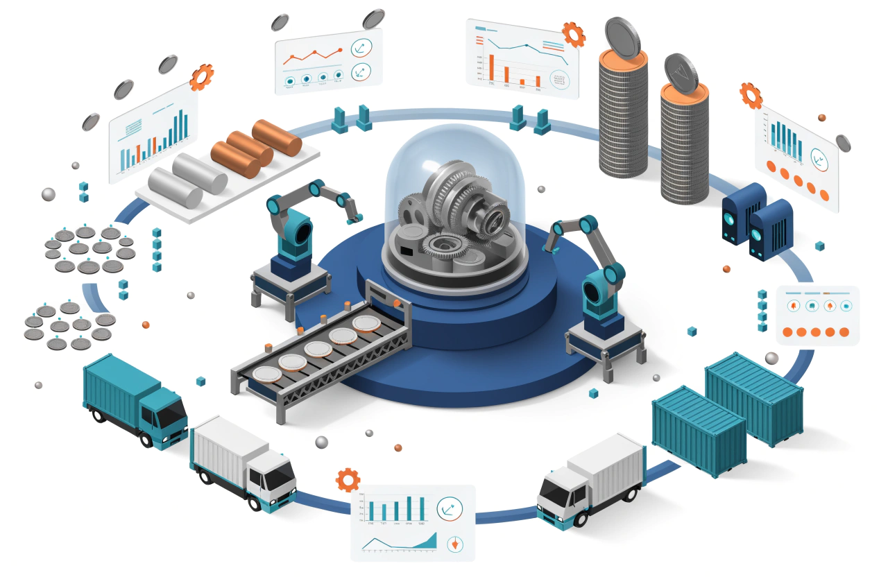reduce costs custom coin maker supply chain