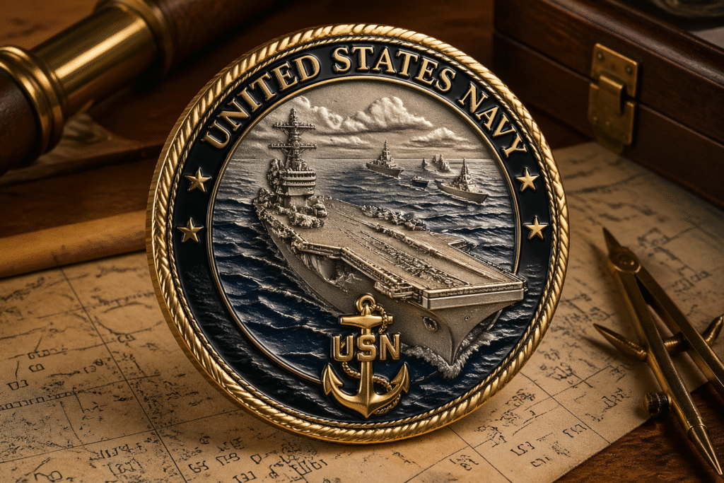 USN challenge coin ideas