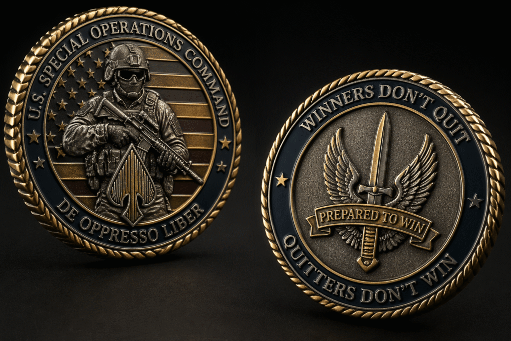 core design elements challenge coin 3d edges