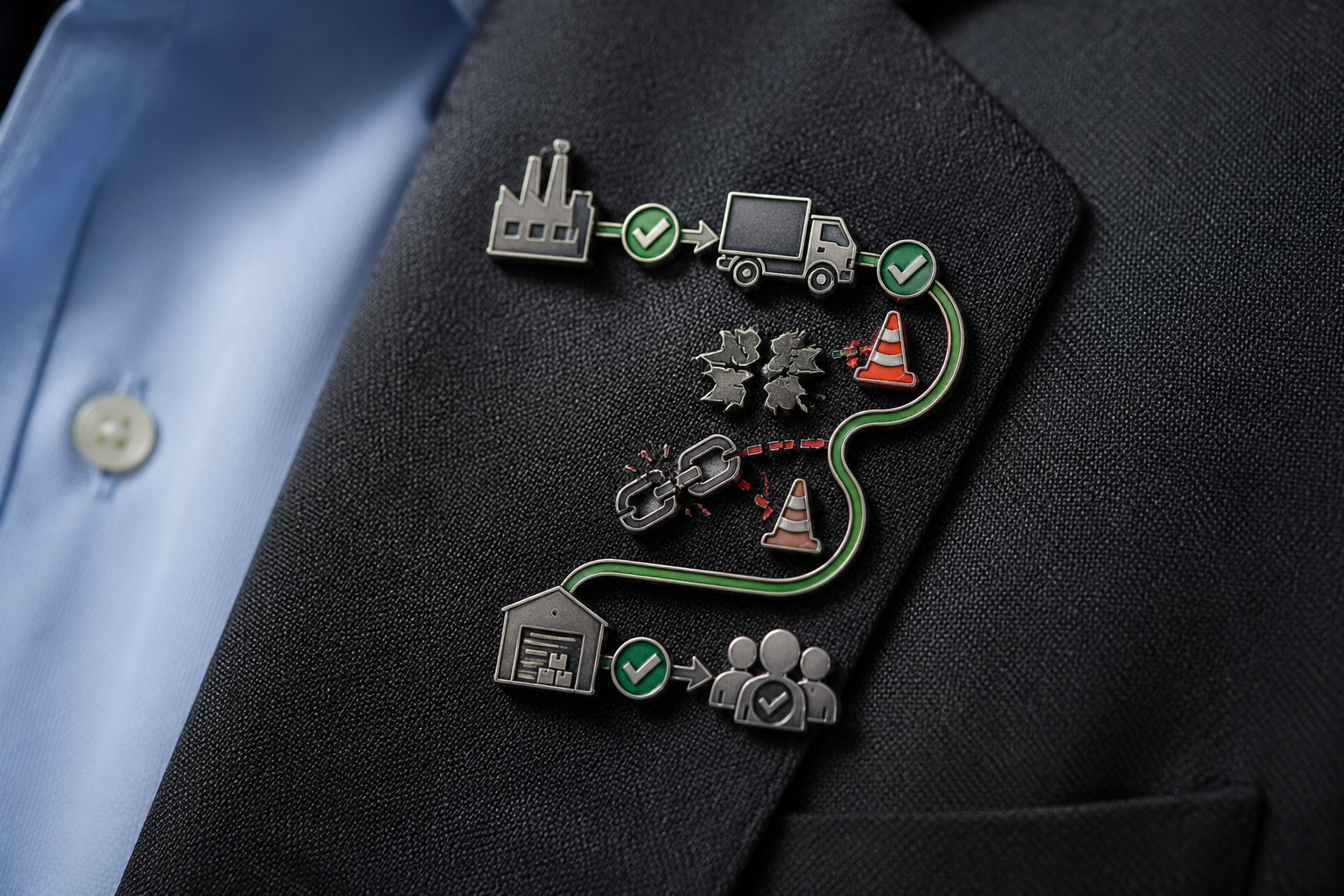 avoid supply chain pitfalls lapel pins