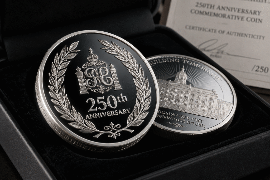 corporate anniversary commemorative coin