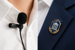difference between lavalier pin and lapel pin