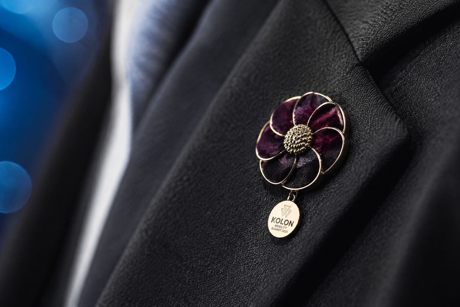 flower lapel pins for brands and events