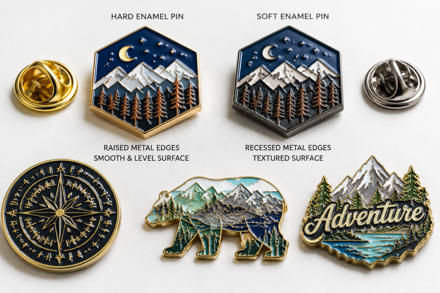 Craftsmanship Differences Enamel Pins