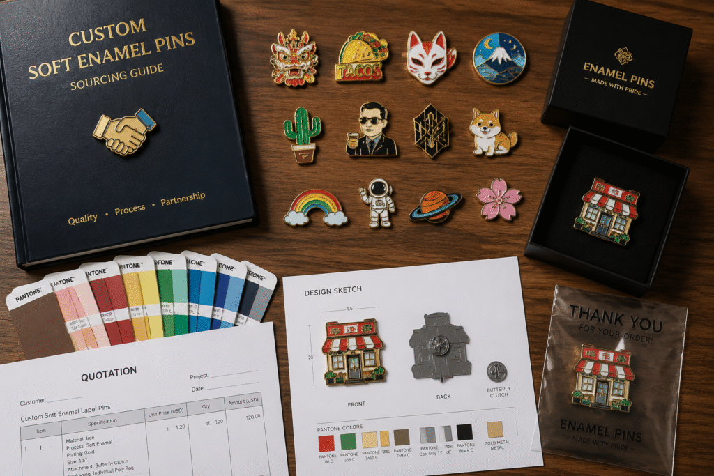 Custom Soft Enamel Lapel Pins Sourcing Guide