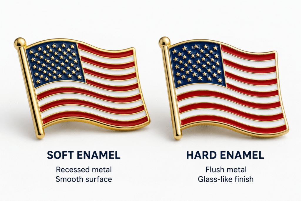 Soft vs Hard Enamel Pins