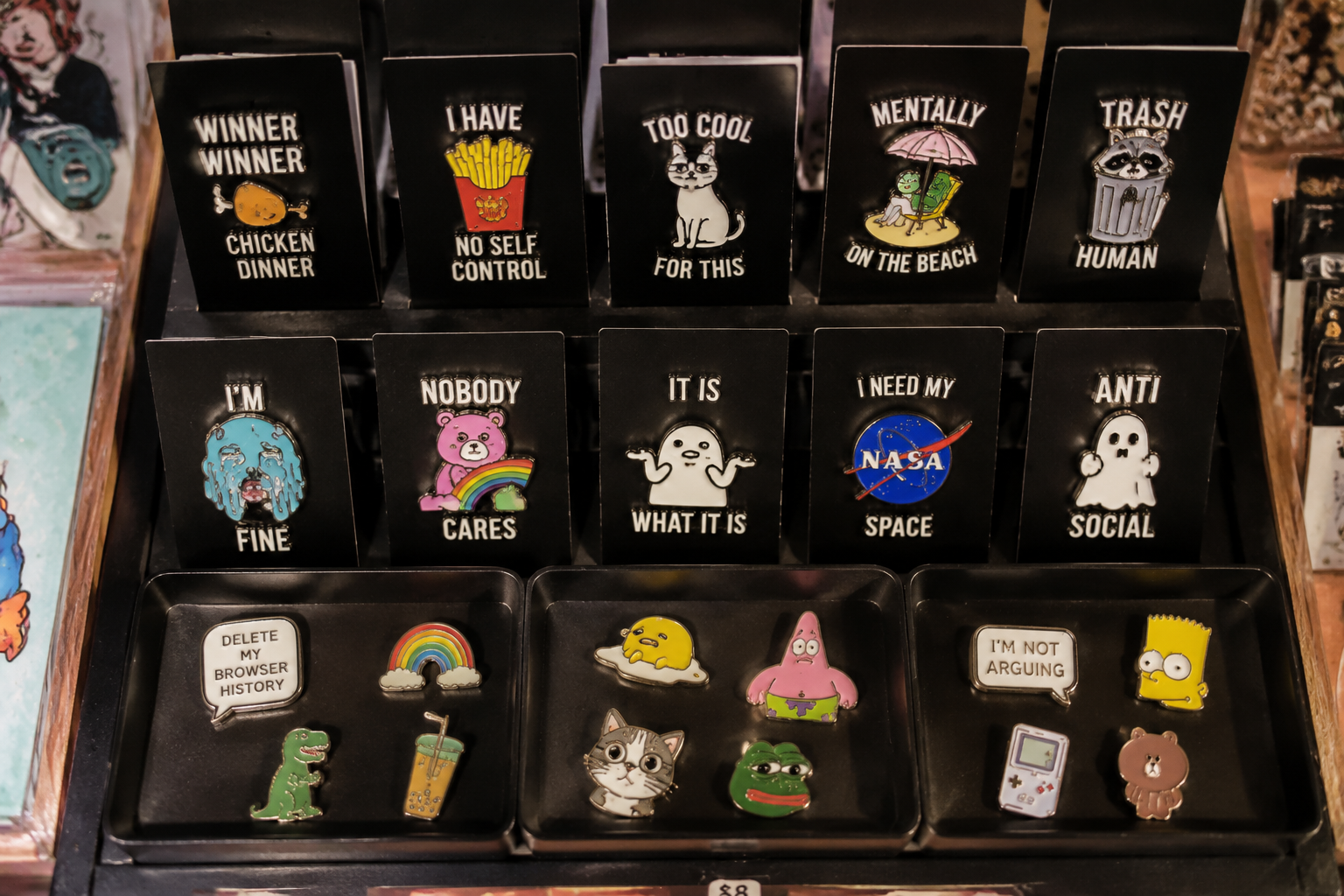 Top Trending Funny Pin Designs for Youth Retail