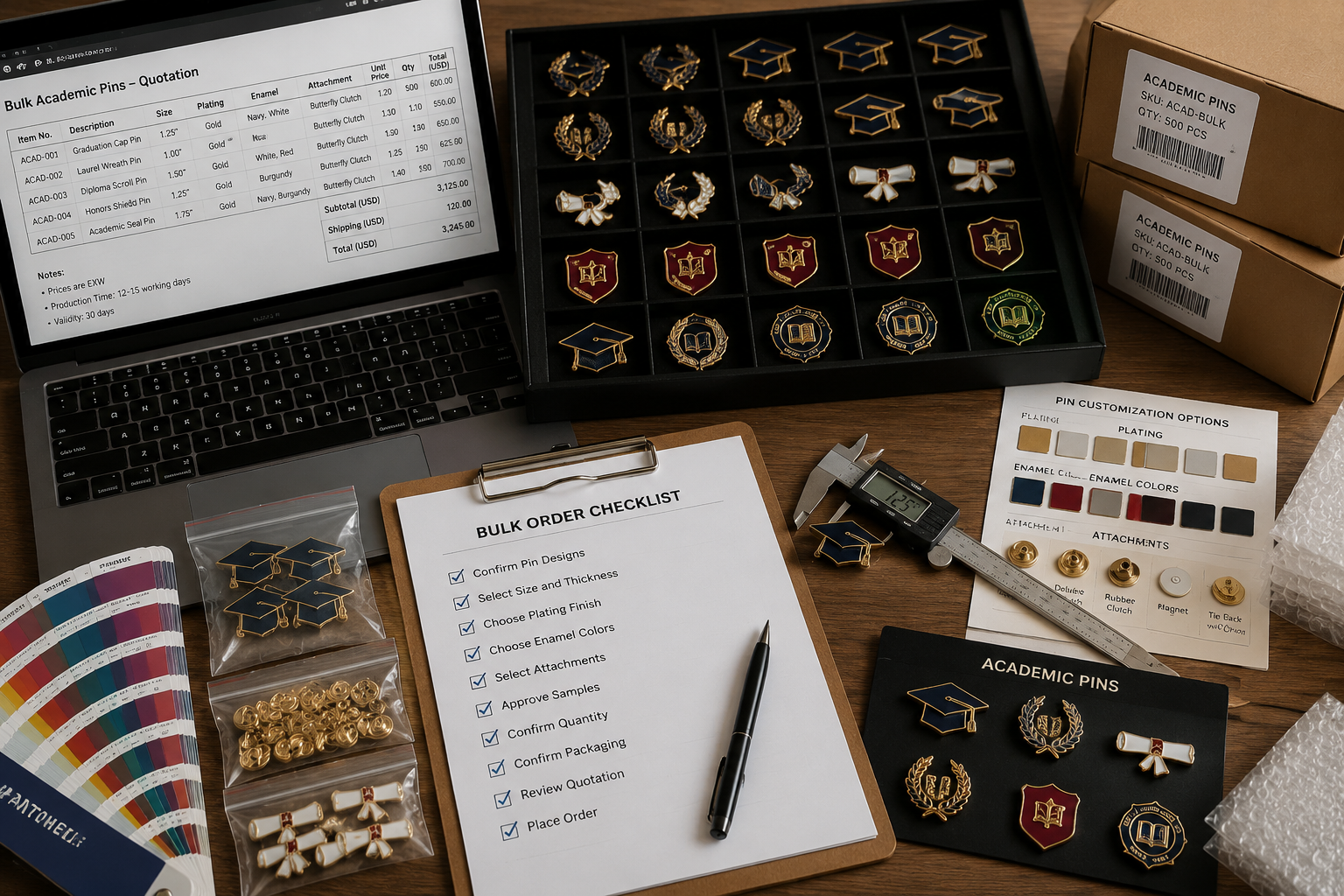 Ultimate Bulk Ordering Guide Ultimate Bulk Ordering Guide for Academic Pins
