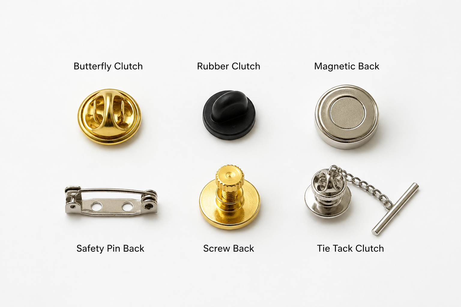 Choosing lapel pin attachments lapel pin attachment types