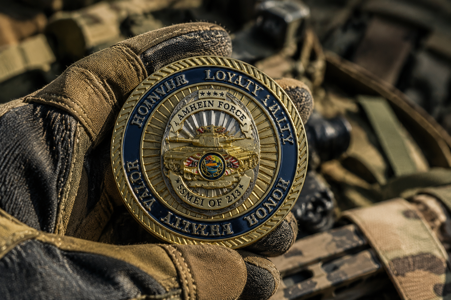 3D challenge coin designs and plating