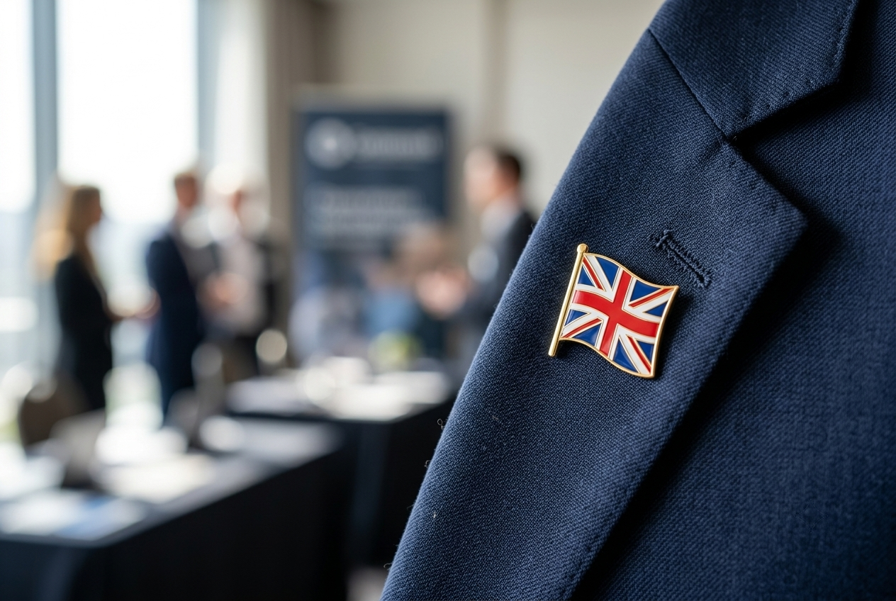 Custom Union Jack badge
