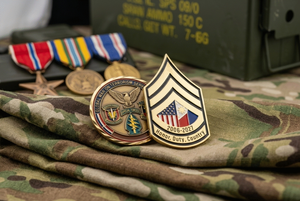 custom veteran challenge coins