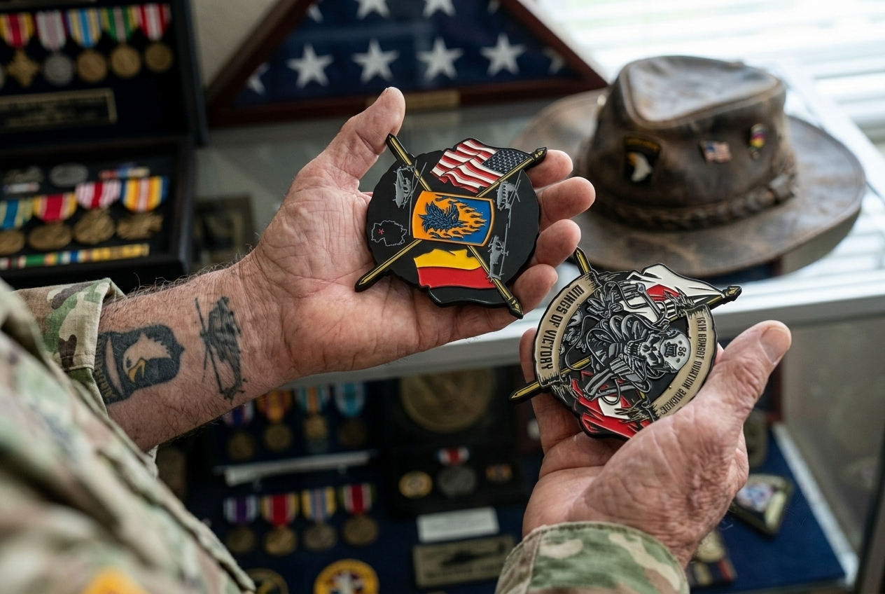 custom veteran challenge coins